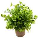 Svenee Fake Four Leaf Clover Plants for Bathroom Home Office Desk Decor, Small Artificial Faux Greenery for Farmhouse Decorations 3 piece set
