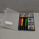 Nicpro 4 Pack Carpenter Pencil with Sharpener, Mechanical Carpenter Pencils with 52 Refills, Construction Pencil Heavy Duty Woodworking Pencils for Architect (Red, Black, Yellow, Blue)