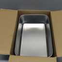 12Pcs Stainless Steel Loaf Pans,9x6 Inch Bread Pans for Homemade Bread, Loaf Pans Oven-Safe Banana Bread Pan for Baking Bread, Cakes, Sandwich (Silver, 12Pcs)