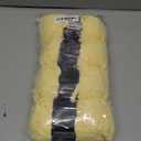 4-Pack Chunky Yarn for Crocheting Blankets & Big Projects - 14oz/152.8yd Total, Ultra Soft & Bulky Chenille Yarn, Perfect for Blankets, Amigurumi, Soft Yellow