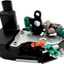 2 Pins Front Left Driver Side Door Latch Lock Actuator Compatible with Jeep Grand Wagoneer/Grand Cherokee/Cherokee Sport Utility，Replace for 931-664,4798915AC, 4798915AB, 55033439, 4773635