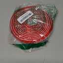 Conwang 118" Flexible L-Shaped Quarter Round,Bendable Trim Molding,Double-Sided Self Adhesive Peel and Stick Silicone Trim for Floor Edge,Wall Corner,Stairs,Cabinet and Tub Edge,0.6"(W)0.6"(H),White