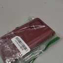 XcaseBar Compatible with iPhone 14 Pro Max 6.7" Wallet case with Zipper Credit Card HolderRFID Blocking,Flip Folio Book PU Phone case Shockproof Cover Men Women for Apple 14 Pro Max case Wine Red