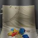 Baby Play Mat, 50''x50'' Playpen Mats with 4 Sensory Development Zones for Motor Skills, Unique Crawling Mats with Non-Slip Cushioned that Fits Nicely into Any Playroom, Beige
