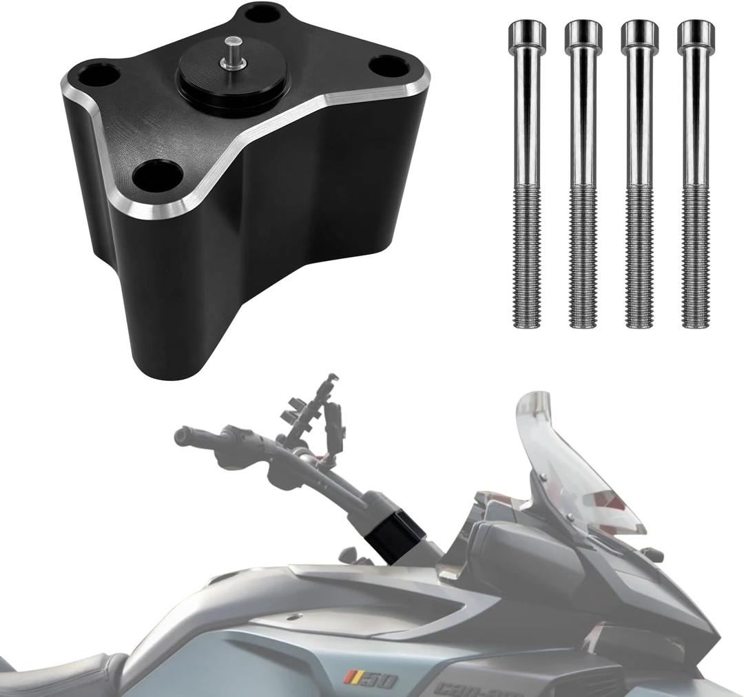2" Handlebar Riser Fit for Bombardier Can AM Spyder All F3/F3S/F3T/F3 Limited and 2020 RT With Stock Bars
