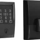 Schlage Encode Plus Smart Wi-Fi Lock for Front Door, Keyless Entry Deadbolt, Unlock with Apple Watch, Built-in WiFi and App Control, Easy Install, Alexa & Apple HomeKit Compatible, Matte Black