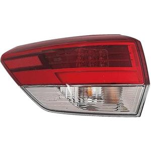 ACK For Toyota Highlander/Hybrid 18-19 Tail Light Outer Clear Lens Driver Side CAPA | DOT Certified 81560-0E161 | TO2804143C