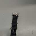 Astorgos Upgraded Ocean Band Compatible with Apple Watch Ultra 3/2/1 49mm, S11/S10 46mm, 9/8/7 45mm, SE3/SE2/SE/6/5/4 44mm, 3/2/1 42mm, Metal Connector Breathable Sport Watch Strap for Men Women (Regular, A-Silver/Black)