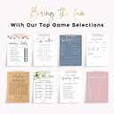 GardenCity Baby Shower Games - Price is Right Baby Shower Game for Girl or Boy, Gender Neutral, 50 Cards, Minimalist