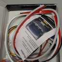 Car LED Hood Light Strip, 70 Inch 12V Flexible Waterproof Daytime Running Lights for Car, Universal Engine Cover Decoration Accessories for Cars, SUVs, Trucks, Dynamic Scan Start-up Effect (White)