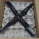 Replacement 72511-VE1-020 & 72531-VE2-020 21" Blade Kit Compatible With Hon da HRB215 HRB216 HRB217 HRM215 HRR216 HRS216 HRT216 Lawn Mower, Mower Blade Set Replace 72511-VE1-010 72531-VE2-010 (2 pack)