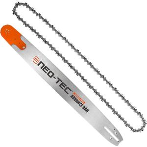 NEO-TEC 24 Inch Laminated Chainsaw Guide Bar Saw Chain Combo 3/8 Pitch 0.058 Chain Gauge 84DL for Oregon 248RNDD009 Fit for Husqvarna 372XP G372XP NH872