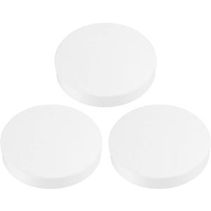 PATIKIL 4.5"/114mm PVC Pipe End Cap Fitting, 3 Pack Furniture Grade Plug Coupling Socket for DIY, Garden (4.5 Inch)