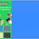 Silicone Placemat for Food & Water Dogs Cats Pets, 22"x14" BPA-Free with Raised Edge Waterproof Mat, Silicone Mats for Coffee, Under Sink, Drawing (Large, Blue)