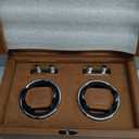 ROTHWELL Double Watch Winder for Automatic Watches with Quiet Motor with Multiple Speeds and Rotation Settings (Tan / Brown)