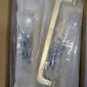 Amerdeco 10 Pack Brushed Brass Cabinet Pulls 5 Inch(128MM) Hole Centers Kitchen Cabinet Handles Cabinet Hardware Kitchen Handles for Cabinets Cupboard Handles Drawer Pulls ZH0019