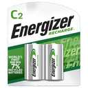 Energizer Rechargeable C Batteries, Recharge C Battery Precharged, 4Count