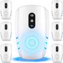 2026 Cvtayn Upgraded Ultrasonic Pest Repellent Indoor Insect Repeller,Pest Control,Repellent Roach,Mouse,Bugs, Mosquito,Mice,Spider,Ant,Rodent Repellent Ultrasonic Plug in,3 Mode Switching, 6 Packs (WHITE)