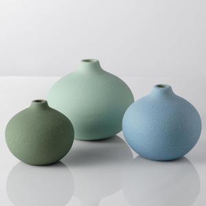 Ceramic Vase Set of 3, Mini Flower Vase for Home Decor, Modern Vase, Small Flower Vases for Dining Table Centerpieces,Living Room,Shelf,Mantel and Entryway Display (Multicolor-02)