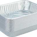9x13 Aluminum Pans - (30Pack) Disposable Foil Pans, Half Size Deep Steam Table Pans Extra Thick for Baking, Cooking, Roasting, Heating, Serving & Lining Steam-Table Trays