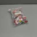 17 Pieces Mini Resin Christmas Ornaments, Miniatures Figures Tiny Decor, Santa Claus Snowman Christmas Tree Reindeer Gifts for Snow Globe Xmas Home Party Cake Toppers Dcor (17)