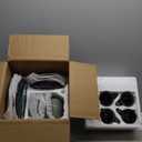 vancasso Starry Dinnerware Set for 4, 16 Pieces Handmade Reactive Glaze Stoneware Plates and Bowls Sets with Mugs, Dishwasher and Microwave Safe Dish Set, Green