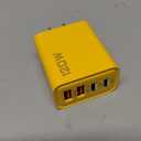 120W Double PD Fast Charger with Type-C & QC3.0 Ports Support PD Charging Protocol 5V 2A Charging Adapter