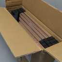 Framed Vintage Botanical Wall Art, 6 Piece Rustic Floral Canvas Painting Prints Artwork for Kitchen Walls, Neutral Flower Pictures for Living Room Bedroom Dining Room Farmhouse Wall Decor, 11x14 (Herbarium - Walnut Framed)