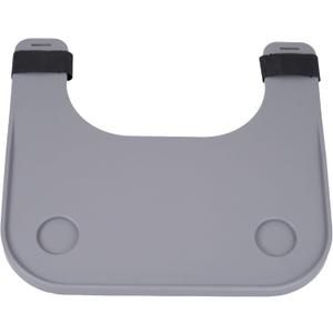 AlveyTech Gray Wheelchair Tray Table with Cup Holder - Lap Desk for 18" - 20" Wide Seat Medical Wheelchairs or Transport Chairs - ABS Plastic Construction - for Adults & Kids (Grey)