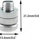 TAODAN 10PCS 1.62cm Diameter Silver Split Bolt on Clamping Wire Connectors Length 2.1cm Electrical Fence Connector Aluminium Alloy for Connecting Fence Power and Jumper Cable