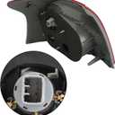Silscvtt Rear Brake Tail Lights Assembly Replacement for Toyota Yaris Sedan 2007-2012 RH Passenger Side Tail Lamps 8155152600, TO2819133