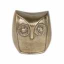 3.6IN Aluminum Owl Gold