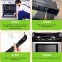 AMI PARTS Upgraded 5304458312 316443600 Oven Door Handle Replacement Compatible with Frigi-daire Ken-More Oven Handle, Replaces AP3965016 - Stove Handles Replacement