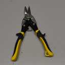 HURRICANE 10 Inch Aviation Tin Snips, Straight Cut Shears for Sheet Metal, Aluminum, Gutter & DIY Projects, Regular Straight Cutting Sheet Metal Cutter