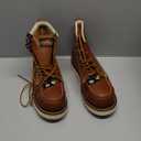 Thorogood American Heritage 6 Moc Toe Work Boots for Men - Soft Toe, Premium Full-Grain Leather with Slip-Resistant Wedge Outsole and Comfort Insole; EH Rated (9 Wide, Tobacco)