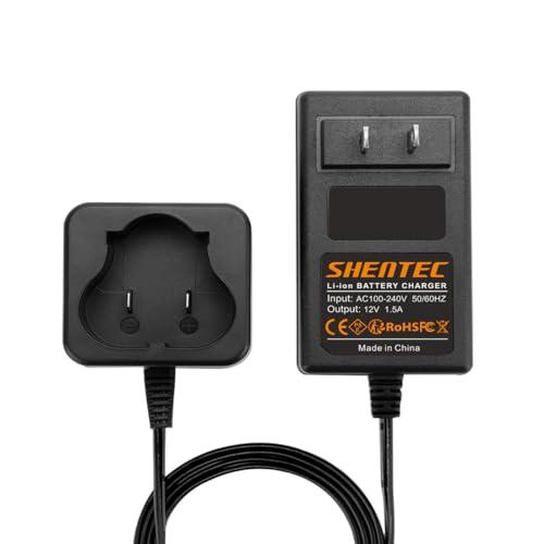 Shentec 12V Li-ion Battery Charger Compatible with Black and Decker 12V BL1110 BL1310 BL1510 LB12 LBX12 LBXR12 Pod Style