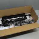 Rustic Kitchen Light Fixtures, Farmhouse Chandelier with Detachable Plug in Cord for Dining Room, Pool Table, Wood Linear Rectangular Pendant Light Fixtures Ceiling Hanging Black