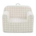Delta Children Checkered Cozee Chair, Cream