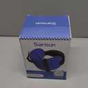 SARISUN Travel Pillows for Airplanes, Airplane Pillow for Long Flight, Airplane Head Strap with Eye Mask for Sleep, Travel Neck Pillow for Car Road Trip, 360° Support Headrest, Stop Bobblehead, Black