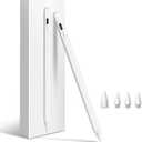 Cisteen Stylus Pen for iPad 2025-2018 with Faster Charge,Tilt Sensor Pencil Compatible with iPad 10/9/8/7/6,11th A16,Air 11/13 M2/M3,Pro 11/13 M4,Pro 12.9",Air 5/4/3,Mini 7/6/5 (white)