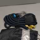 Expanding Upgraded Flexible Garden Water Hose w/ Spray Nozzle in Black/Blue (50ft) - CycloneSound