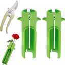 2pcs Rose Thorn Stripping Tools and 1pcs Florist Scissors, Thorn Remover, Flower Leaf Remover, Rose Thorn Remover for DIY and Gardening Work