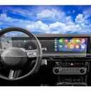 6pcs Matte 2025 Tucson Santa Cruz Screen Protector&AC Climate Film for 2025 Tucson N Line Limited SEL Convenience 2025 Santa Cruz XRT Limited Dual 12.3Inch Plastic Screen Protector Anti-Glare