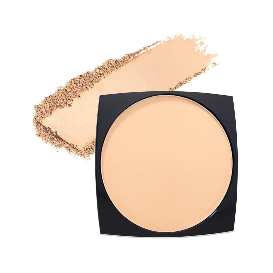 Este Lauder Double Wear 12-Hour Stay-in-Place Matte Powder Foundation | Controls Oil & Shine, 0.39 Ounce, 3N1 Ivory Beige - Medium With Neutral Undertones