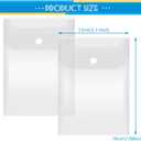 Vmiapxo 40 Pack Stamp and Die Storage Pockets (5" x 7")