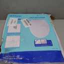 Hibbent Elongated Toilet Seat, Premium Soft Close Toilet Lid No Slam