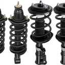 AUTOMUTO Strut Spring Assembly Front and Rear Pair Shock Struts Coil Springsr Fit 2002-2006 for Honda CR-V 4WD AWD FWD