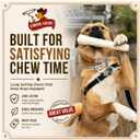 Cowdog Chews 5-6 Inches Rawhide Retriever Roll - Chewing Dog Treat, 100% Natural - Natural Grass Fed Livestock Sourced (50 Pack)