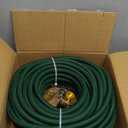 Garden Hose 75 ft x 3/4" NON-EXPANDABLE Water Hose, Flexible & Lightweight Kink Resistant Hybrid Hose, Leak-Proof Heavy Duty, Super Durable Fabric with 3/4" Solid Brass Connectors