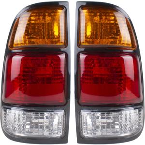 Boine Tail Light Compatible With 2000 2001 2002 2003 2004 2005 2006 Toyota Tundra Driver and Passenger Side Rear Light Brake Lamps Replaces 81550-0C010 81560-0C010 - Bulb Included
